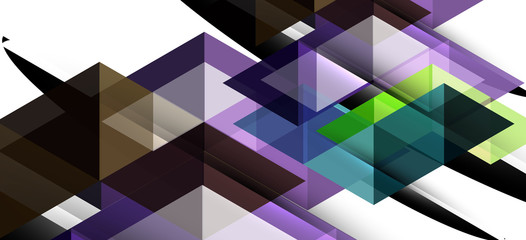 Fototapeta premium Colorful repeating triangles modern geometric in contemporary style on white background. Abstract geometric shape. Modern stylish texture