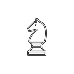 vector Chess game horse illustration