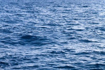 Natural background texture of blue sea surface