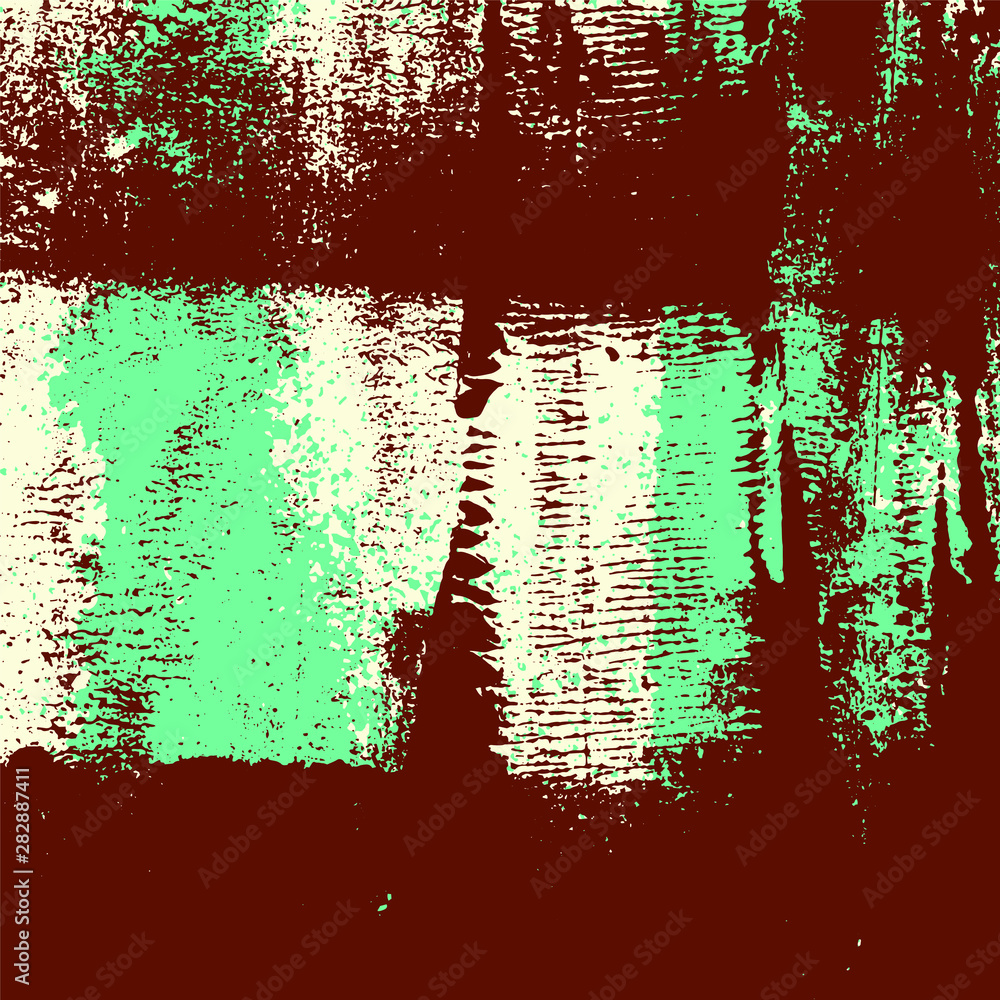 Aufkleber abstract grunge vector background. color composition of irregular overlapping graphic elements.