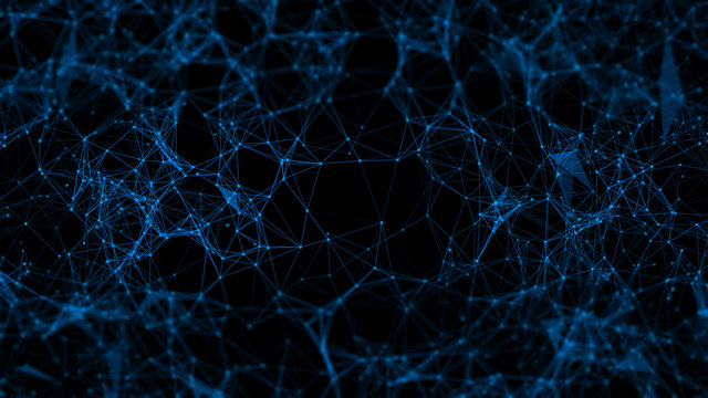 cyber hacker, robot ai, social network, abstract background 3d rendering illustration, web net, deep learning, atom cell science, security sever online digital