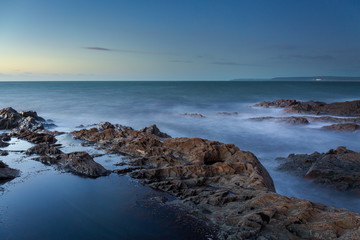 Seascape of Westward Ho! North Devon. UK