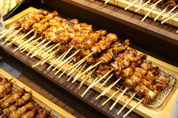 Japanese famous chicken dishes Yakitori