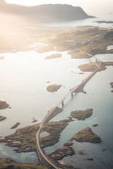 bridge over the islands in Norway