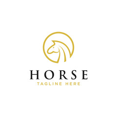 Horse design logo concept. Logos available in vectors. - Vector