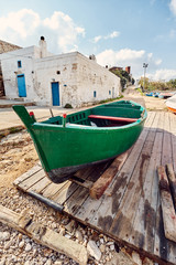 Beautiful scenery of Polignano a Mare, town in the province of Bari, Puglia.