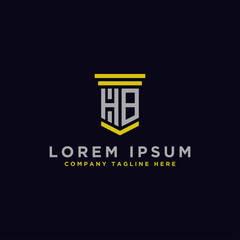 Inspiring company logo designs from the initial letters of the HB logo icon. -Vectors
