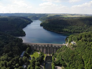 Talsperre Olef, Luftbild