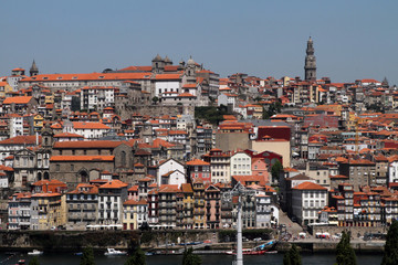 View across the rooftops of Porto, Portugal