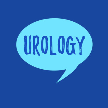 Text sign showing Urology. Conceptual photo Medicine branch related with urinary system function and disorders.