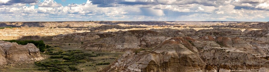 The Badlands of Albert in Canada