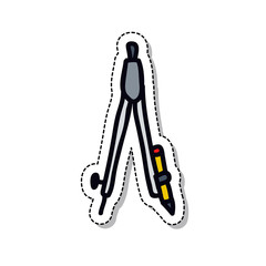 divider tool doodle icon