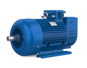 Industrial Electric Motor Isolated