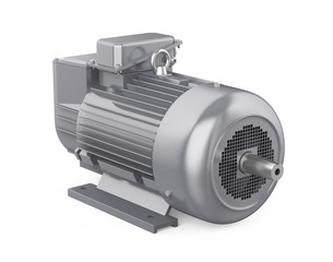 Industrial Electric Motor Isolated