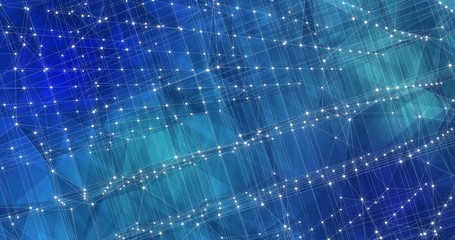 Background Abstract Dynamic Plexus Futuristic Technology. 3d render