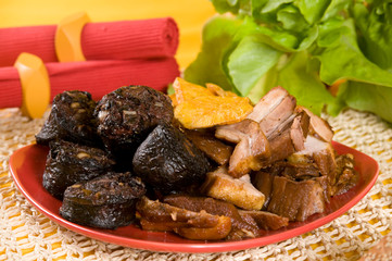 Chicarron typical peruvian dish