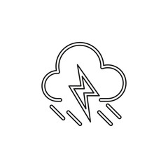 weather storm illustration, sun rain