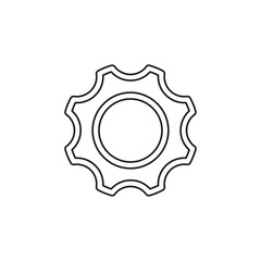 vector gear - cog icon - settings symbol