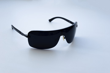 black sunglasses isolated on white background