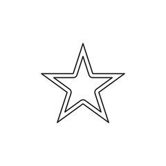 vector star symbol, rating or award shape, success