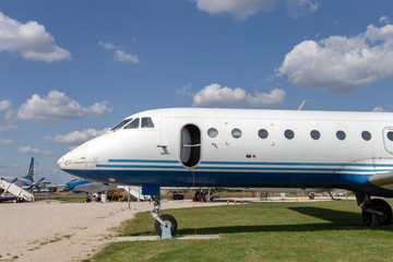 Old soviet jet-engine airplane