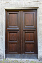 Obraz premium porta in legno abitazione italia europa