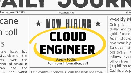 Cloud engineer job