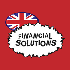 Writing note showing Financial Solutions. Business photo showcasing to Save Money on Insurance and Protection Needs.