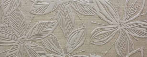ceramic tile with leaf pattern