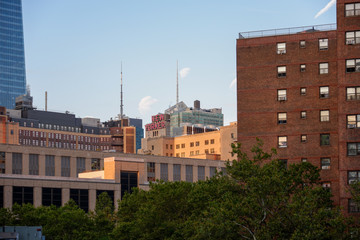 Fototapeta premium View of the High Line in Manhattan Summer