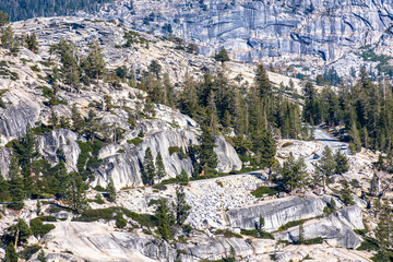 Fototapeta na wymiar Yosemite Landscape Tioga Pass California