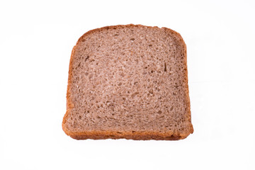 slice of bread - sliced slices of bread in isolation on a white background