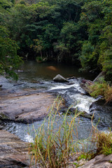 Cachoeira do Pimenta na cidade de Cunha, estado de São Paulo, Brasil