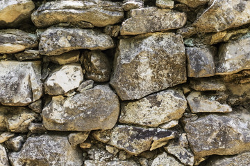 Part of the old stone wall