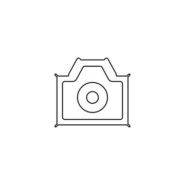 Photo camera icon. Image attachment symbol