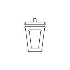 Delete icon. File remove symbol