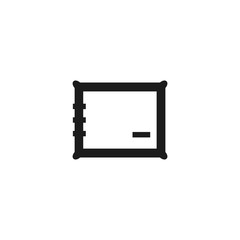 Safe icon. Money deposit symbol
