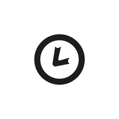 Watch icon. Alarm clock symbol