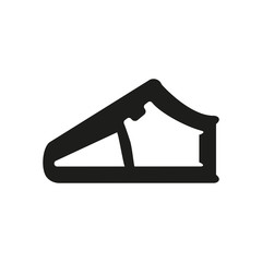 Sport shoe icon. Running symbol