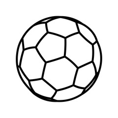 Fototapeta premium Soccer Ball Isolated On White Background