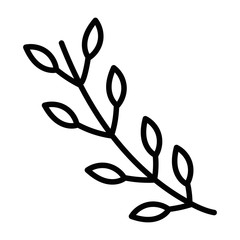 Isolated leaf design vector illustration