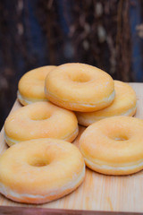 donas recien hechas, sin cobertura