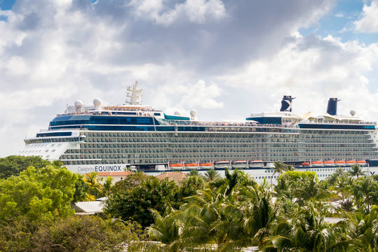 Celebrity Equinox Cruise Ship Headed To Sea