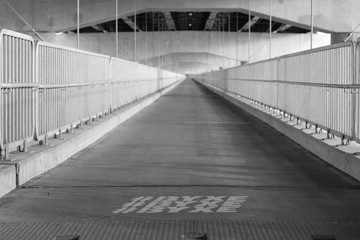 Pedestrian Path on South Saskatchewan Bridge