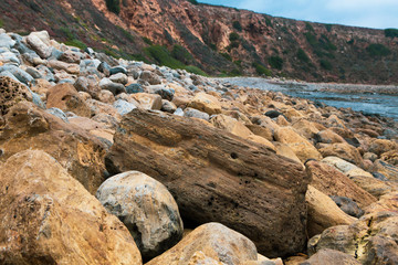 rocks on beach