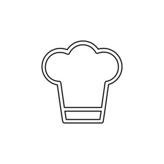 chef cap illustration - restaurant symbol