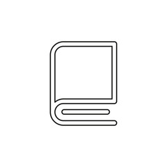 education book icon - library or bookstore