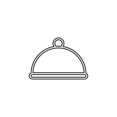 covered food plate, food restaurant serving tray