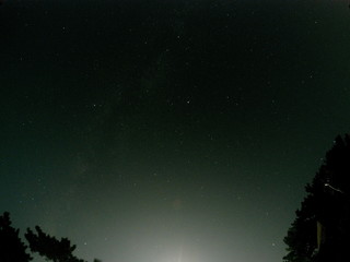 Naklejka premium night sky and stars