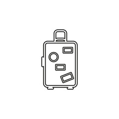 travel luggage icon - travel suitcase